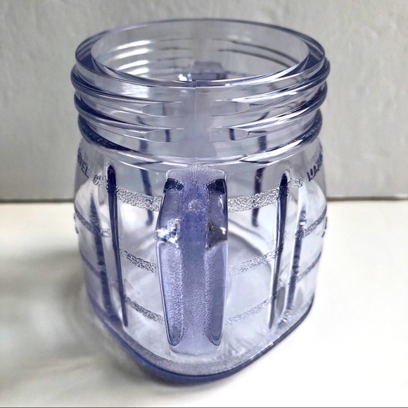 NEW Vintage OSTER Replacement Mini Blender 1 Cup 8oz Plastic Jar Container NWOT - Picture 3 of 14